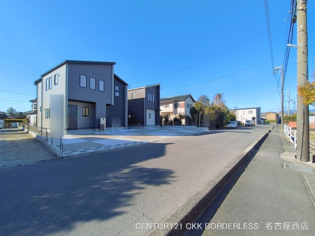 愛知県愛西市東保町中の新築戸建て完成写真 2026年2月18日撮影