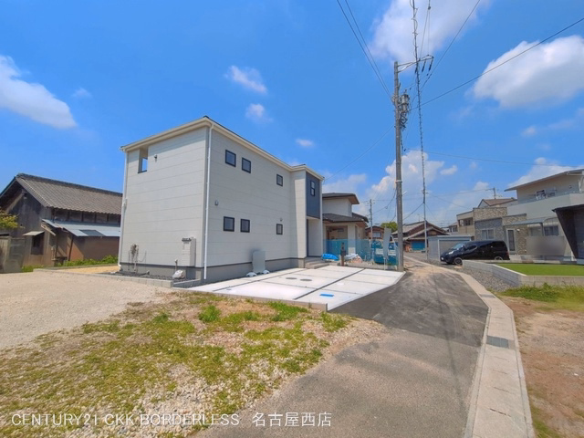 愛知県海部郡蟹江町大字須成字川西上の新築戸建て完成写真 2026年6月11日撮影