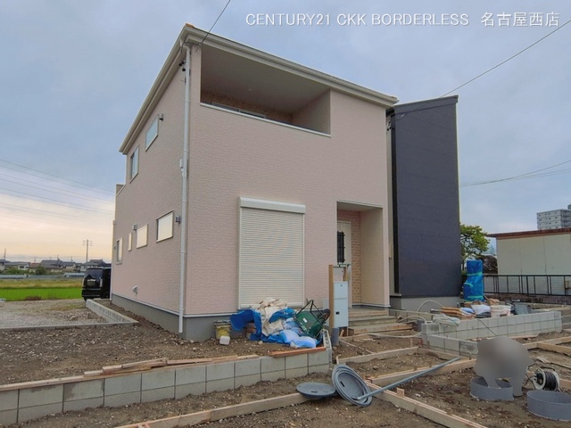 愛知県津島市大字日光字東浦の新築戸建て外構写真 2026年6月8日撮影