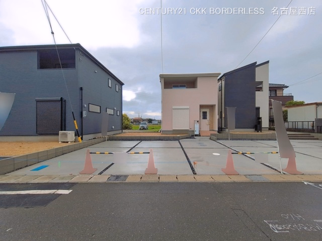 愛知県津島市大字日光字東浦の新築戸建て外構写真 2026年6月25日撮影