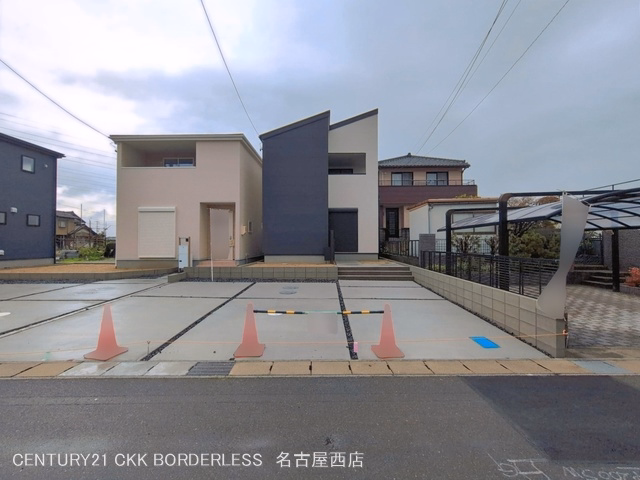 愛知県津島市大字日光字東浦の新築戸建て外構写真 2026年6月25日撮影