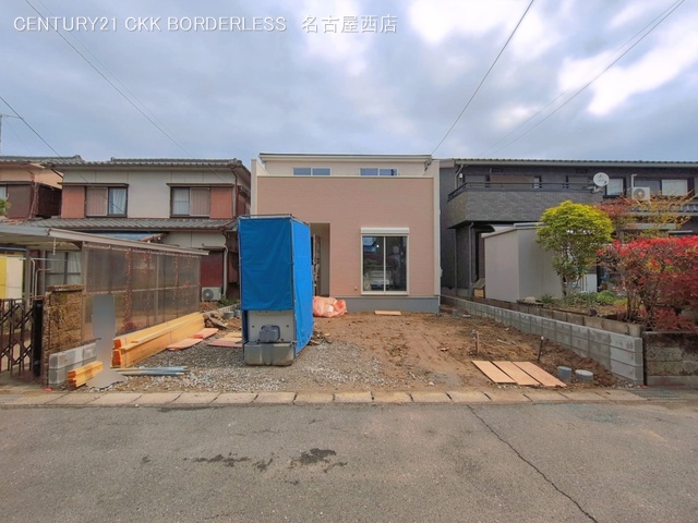 愛知県愛西市北一色町昭和の新築戸建て外構写真 2026年4月23日撮影