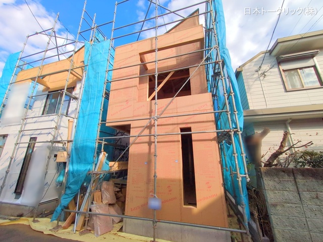 東京都豊島区要町3丁目の新築戸建て上棟写真 2025年12月8日撮影