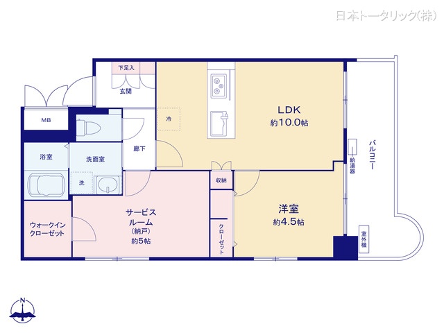 東京都新宿区百人町2丁目のマンション『アゼリアコート(新大久保)』 1SLDK間取図 ※図面と異なる場合は現況を優先