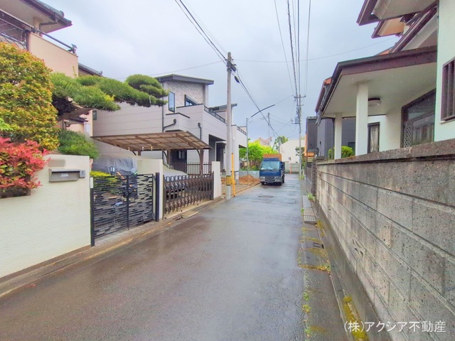 東京都府中市本町2丁目の新築戸建て外構写真 2025年5月1日撮影