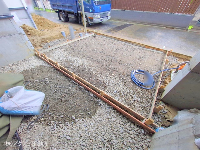 東京都府中市本町2丁目の新築戸建て外構写真 2025年5月1日撮影