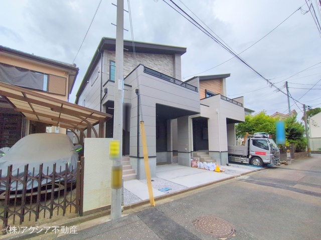 東京都府中市本町2丁目の新築戸建て完成写真 2025年5月25日撮影