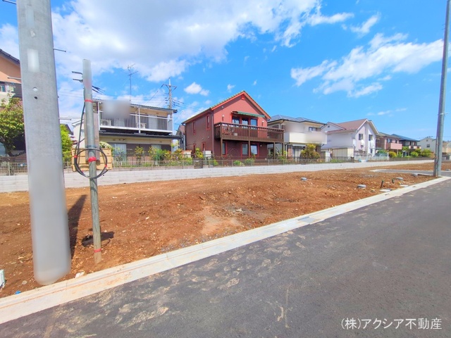 東京都府中市四谷4丁目の新築戸建て更地・土地写真 2025年4月28日撮影