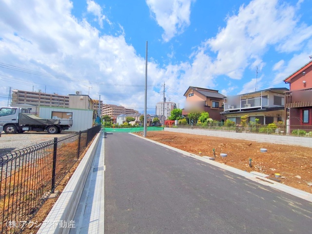 東京都府中市四谷4丁目の新築戸建て更地・土地写真 2025年4月28日撮影