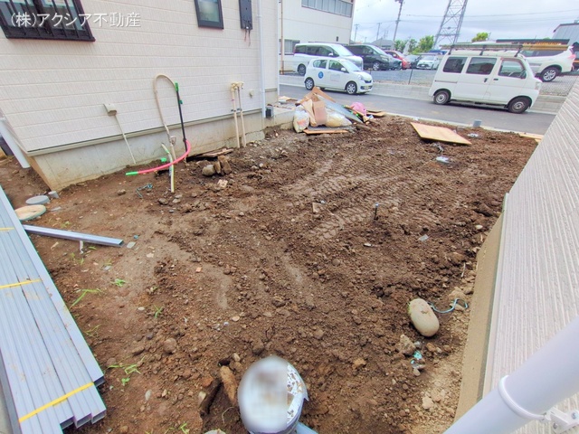 東京都府中市四谷4丁目の新築戸建て外構写真 2025年7月15日撮影