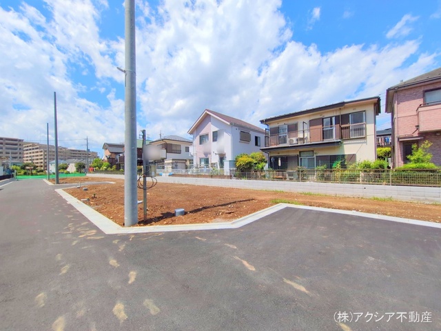 東京都府中市四谷4丁目の新築戸建て更地・土地写真 2025年4月28日撮影