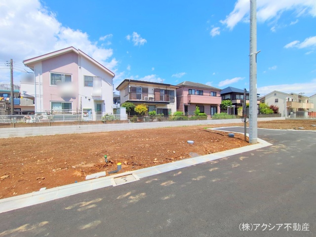 東京都府中市四谷4丁目の新築戸建て更地・土地写真 2025年4月28日撮影