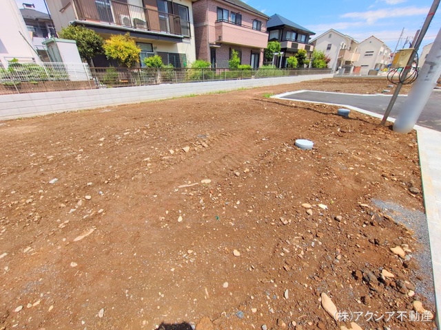 東京都府中市四谷4丁目の新築戸建て更地・土地写真 2025年4月28日撮影