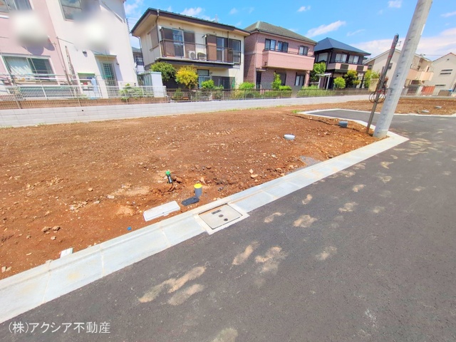 東京都府中市四谷4丁目の新築戸建て更地・土地写真 2025年4月28日撮影
