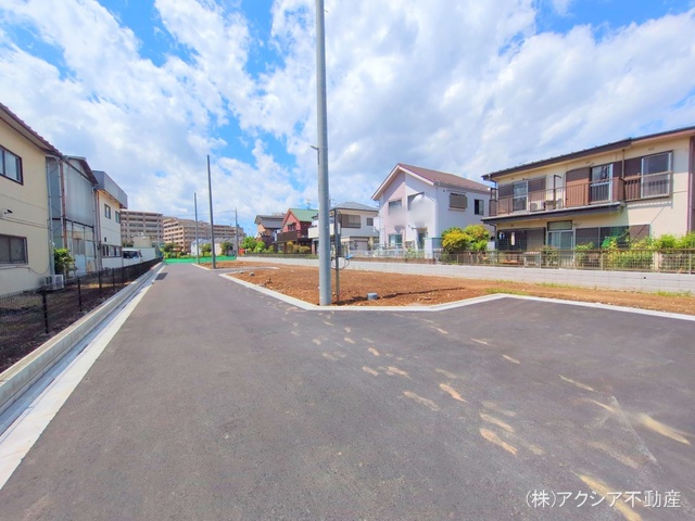 東京都府中市四谷4丁目の新築戸建て更地・土地写真 2025年4月28日撮影