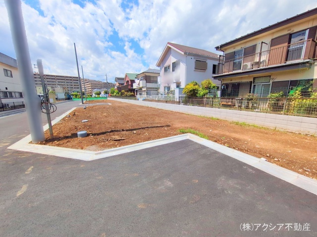 東京都府中市四谷4丁目の新築戸建て更地・土地写真 2025年4月28日撮影