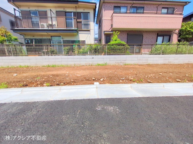 東京都府中市四谷4丁目の新築戸建て更地・土地写真 2025年4月28日撮影