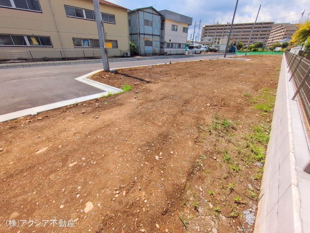 東京都府中市四谷4丁目の新築戸建て更地・土地写真 2025年4月28日撮影
