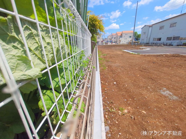 東京都府中市四谷4丁目の新築戸建て更地・土地写真 2025年4月28日撮影