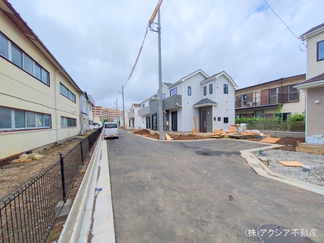 東京都府中市四谷4丁目の新築戸建て外構写真 2025年7月15日撮影