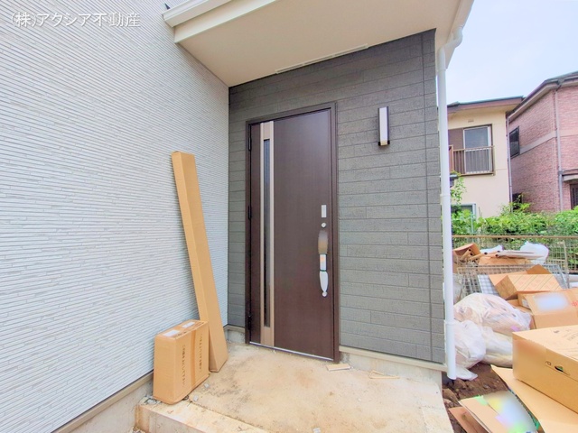 東京都府中市四谷4丁目の新築戸建て外構写真 2025年7月15日撮影
