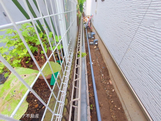 東京都府中市四谷4丁目の新築戸建て外構写真 2025年7月15日撮影