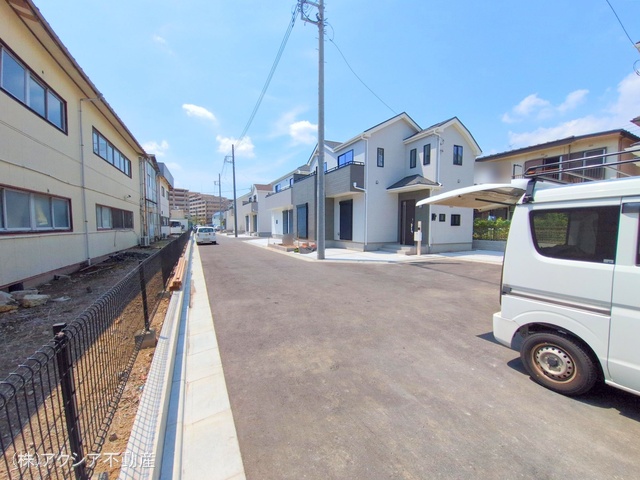 東京都府中市四谷4丁目の新築戸建て外構写真 2025年8月19日撮影