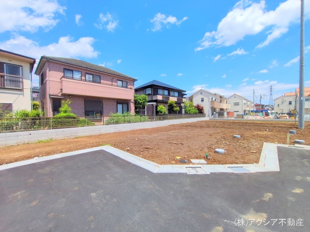 東京都府中市四谷4丁目の新築戸建て更地・土地写真 2025年4月28日撮影
