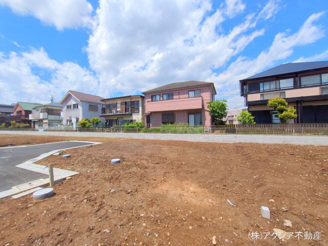 東京都府中市四谷4丁目の新築戸建て更地・土地写真 2025年4月28日撮影