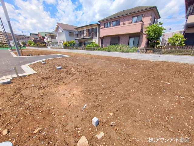 東京都府中市四谷4丁目の新築戸建て更地・土地写真 2025年4月28日撮影