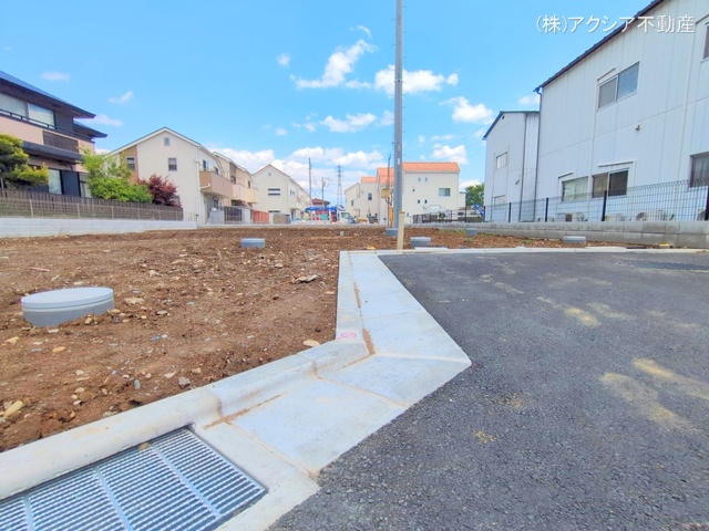 東京都府中市四谷4丁目の新築戸建て更地・土地写真 2025年4月28日撮影