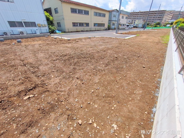 東京都府中市四谷4丁目の新築戸建て更地・土地写真 2025年4月28日撮影