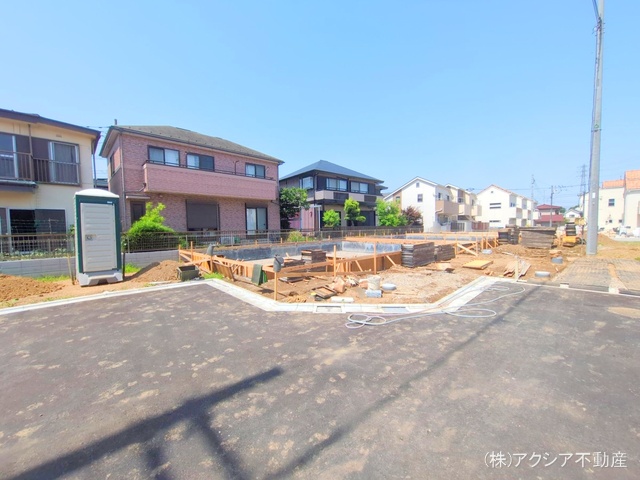 東京都府中市四谷4丁目の新築戸建て基礎写真 2025年5月19日撮影