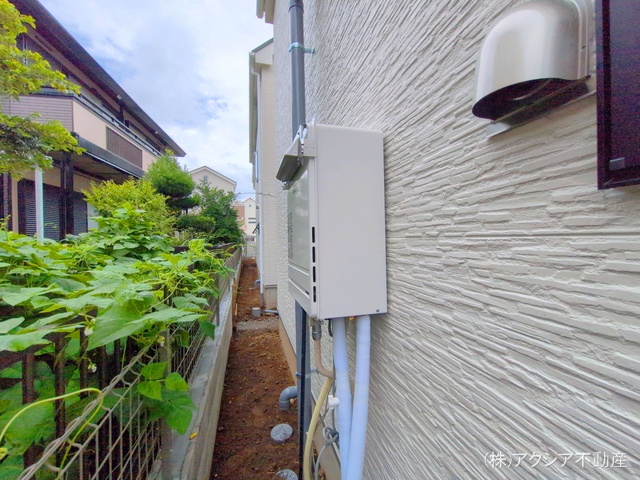 東京都府中市四谷4丁目の新築戸建て外構写真 2025年7月15日撮影