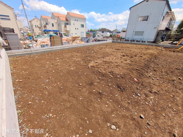 東京都府中市四谷4丁目の新築戸建て更地・土地写真 2025年4月28日撮影