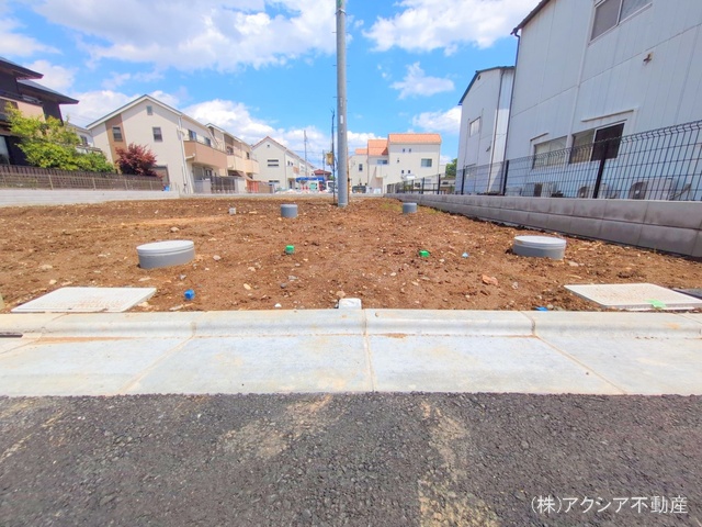 東京都府中市四谷4丁目の新築戸建て更地・土地写真 2025年4月28日撮影
