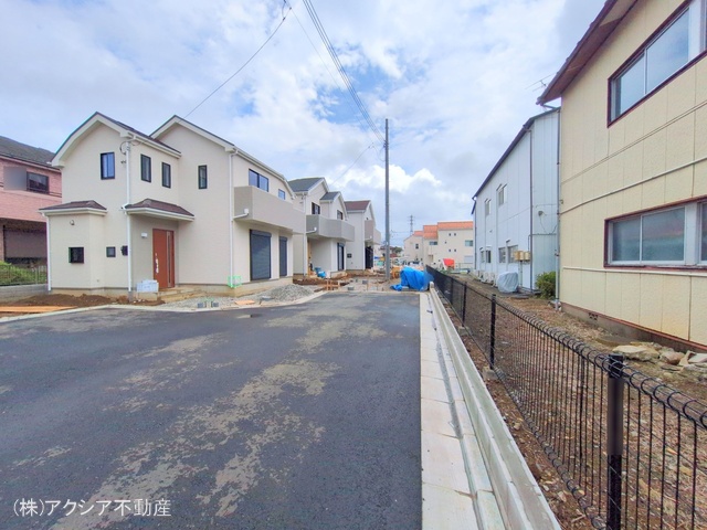 東京都府中市四谷4丁目の新築戸建て外構写真 2025年7月15日撮影