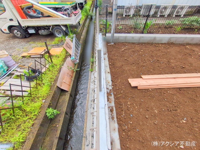 東京都府中市四谷4丁目の新築戸建て外構写真 2025年7月15日撮影