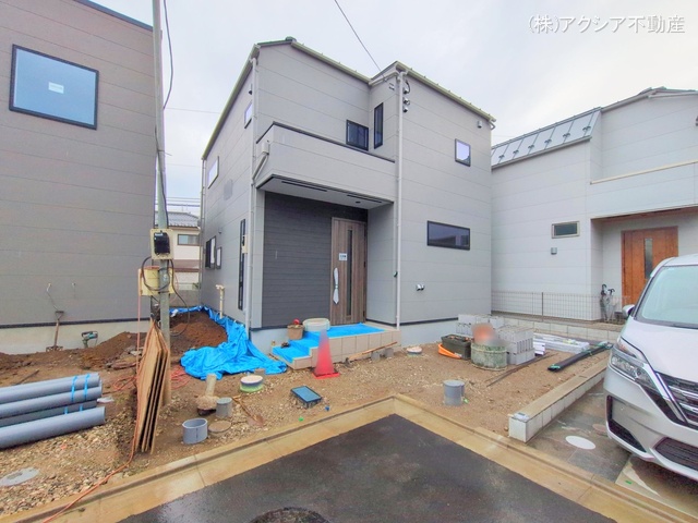 東京都府中市住吉町１丁目の新築戸建て外構写真 2025年10月23日撮影