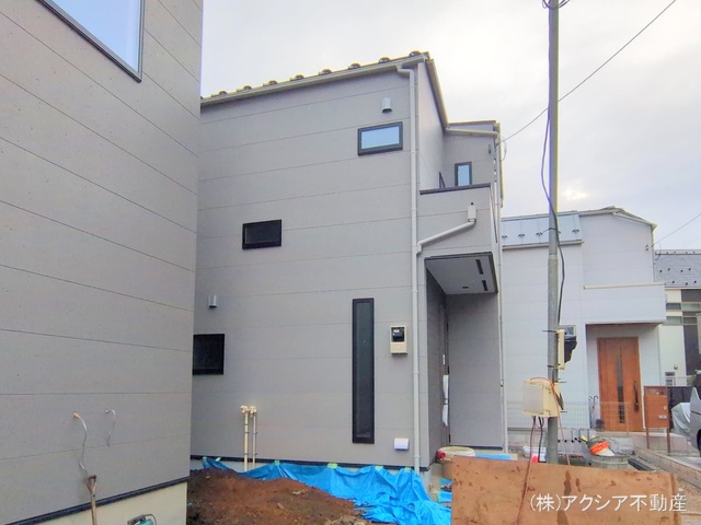 東京都府中市住吉町１丁目の新築戸建て外構写真 2025年10月23日撮影