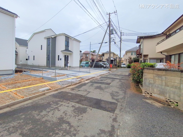 東京都府中市栄町２丁目の新築戸建て完成写真 2025年11月5日撮影