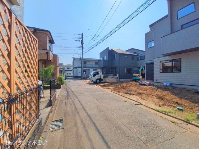 東京都府中市四谷1丁目の新築戸建て外構写真 2025年8月3日撮影