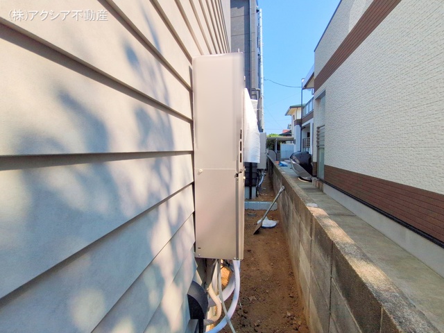 東京都府中市四谷1丁目の新築戸建て外構写真 2025年8月3日撮影