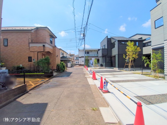 東京都府中市四谷1丁目の新築戸建て完成写真 2025年8月31日撮影