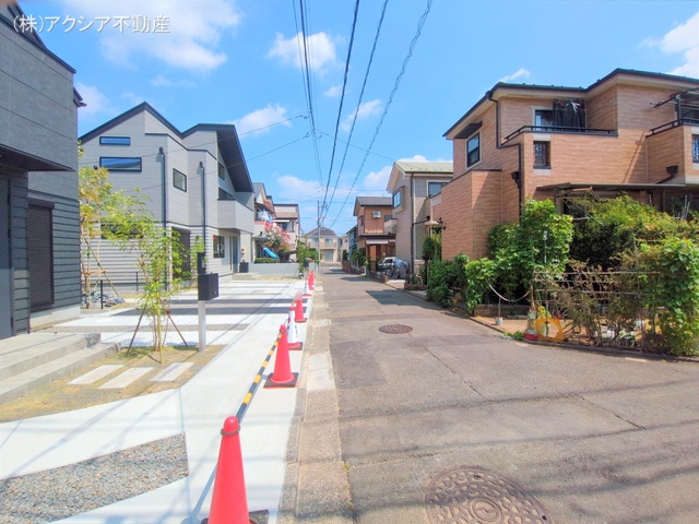 東京都府中市四谷1丁目の新築戸建て完成写真 2025年8月31日撮影