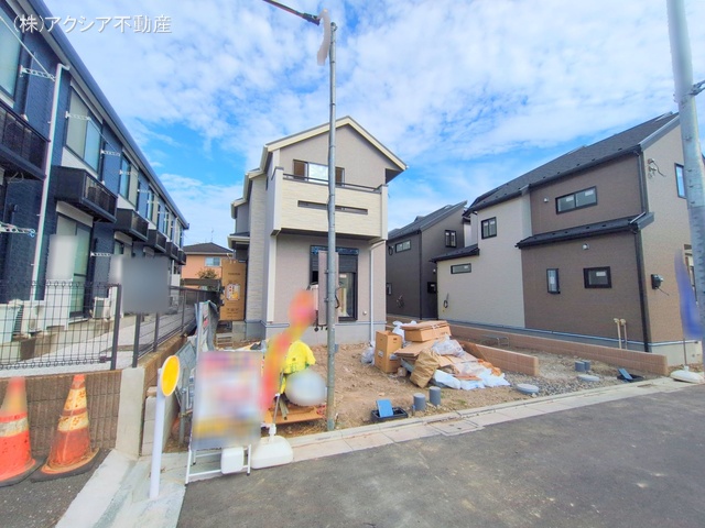 東京都府中市四谷4丁目の新築戸建て外構写真 2025年9月24日撮影