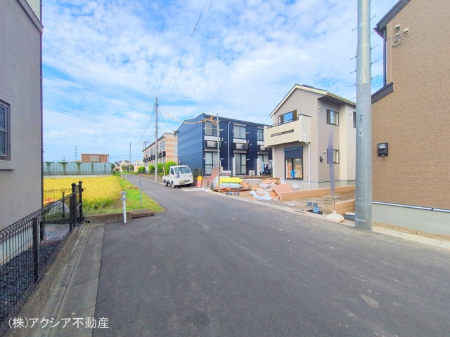東京都府中市四谷4丁目の新築戸建て外構写真 2025年9月24日撮影