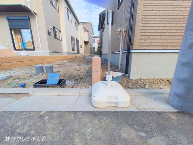 東京都府中市四谷4丁目の新築戸建て外構写真 2025年9月24日撮影