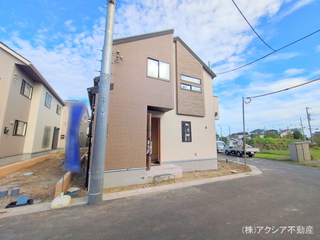 東京都府中市四谷4丁目の新築戸建て外構写真 2025年9月24日撮影