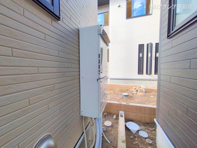 東京都府中市四谷4丁目の新築戸建て外構写真 2025年9月24日撮影